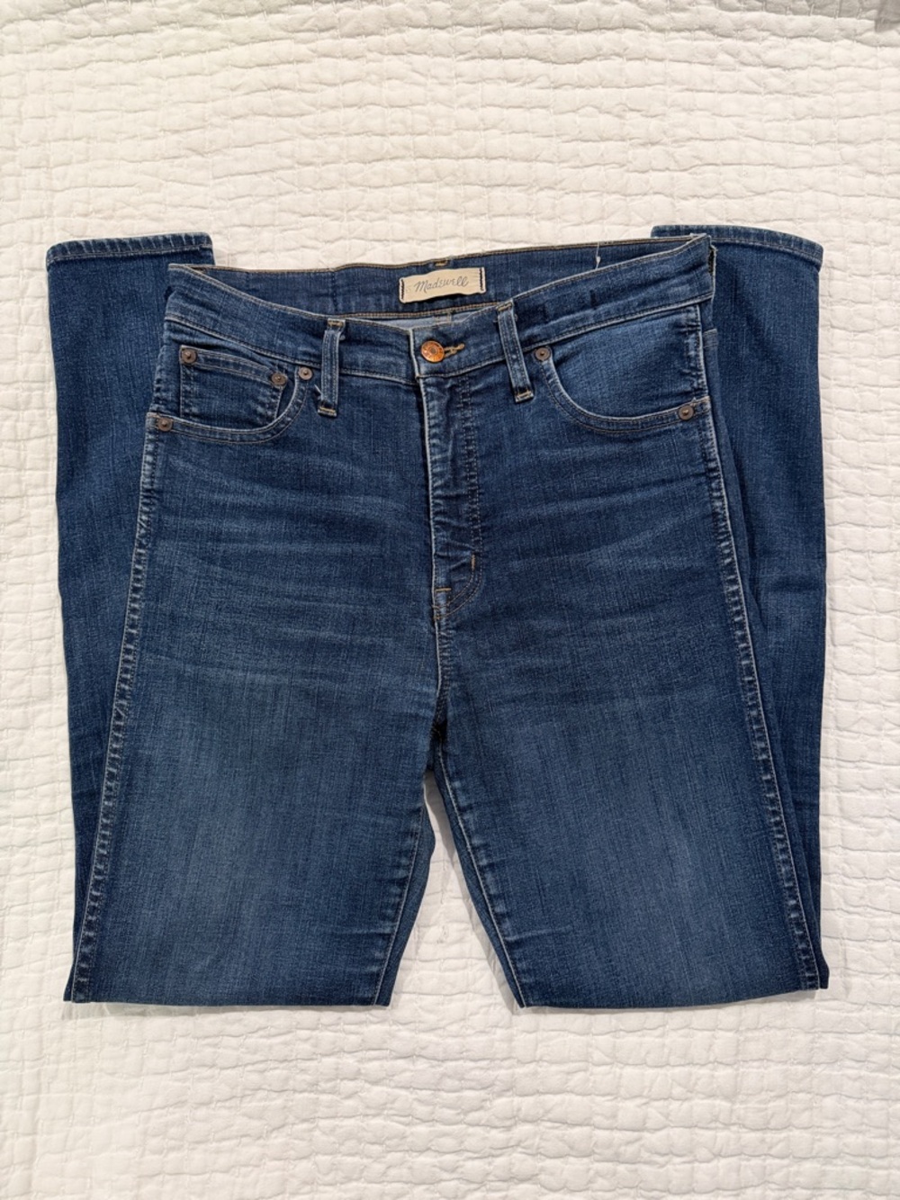 Madewell Women's Skinny Jeans in Indigo Blue